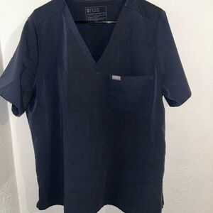 Figs Blue Scrub Top XXL